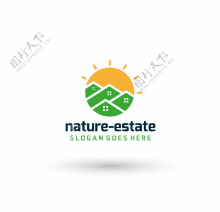 大自然房地产徽标