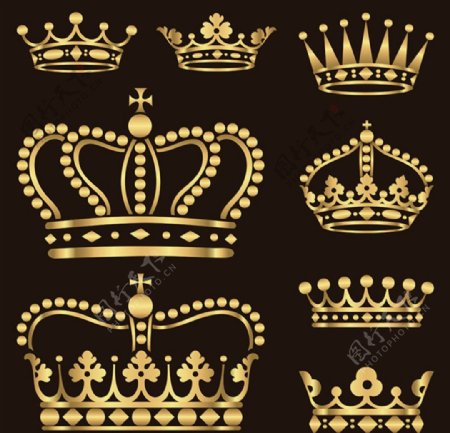 金色质感王冠