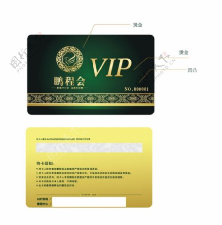 VIP卡名片样式