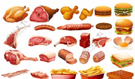 肉制品和快餐