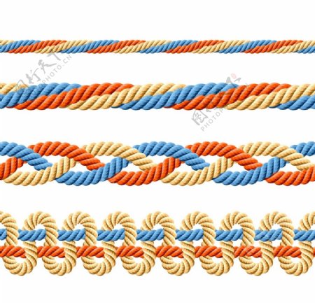 彩色的绳子