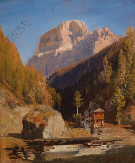 欧洲风景油画