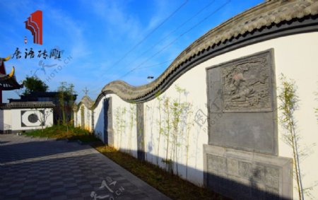 唐语砖雕二十四孝景墙