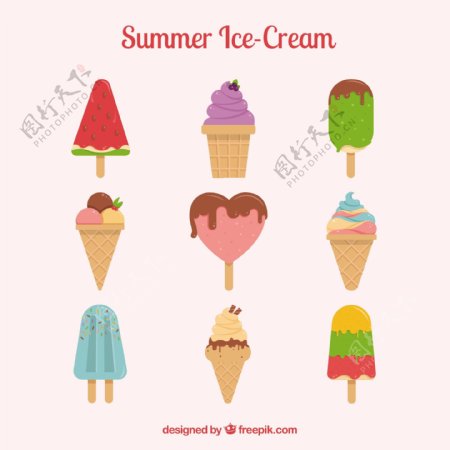 夏天的冰淇淋