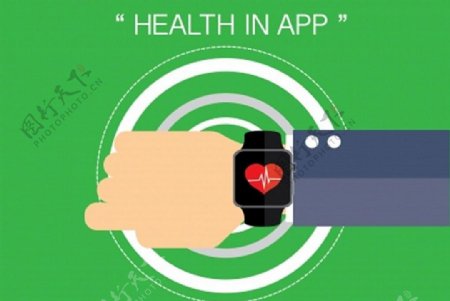 健康应用智能手表模板源文件宣传