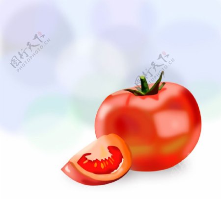 3D西红柿矢量素材