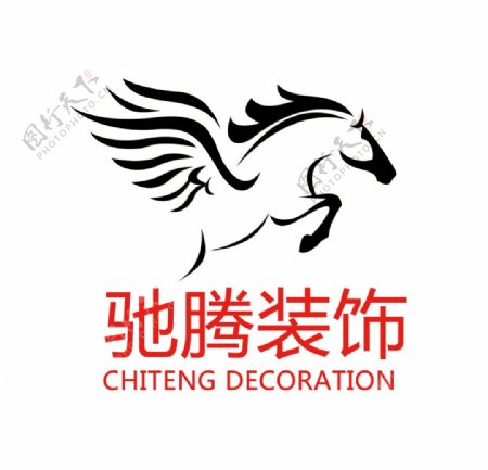 驰腾装饰logo