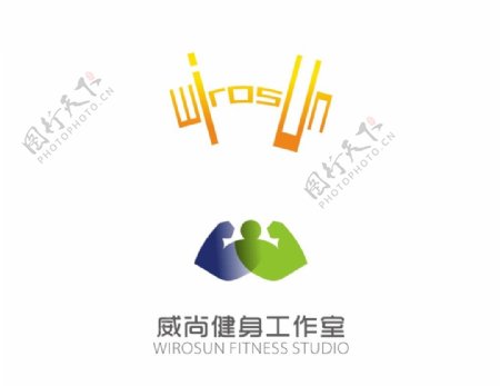 威尚健身logo