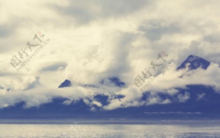 高清雪山风景图片素材下载
