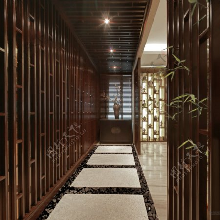 新中式风格室内装饰设计实景图