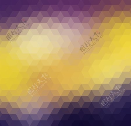 紫色和黄色抽象背景