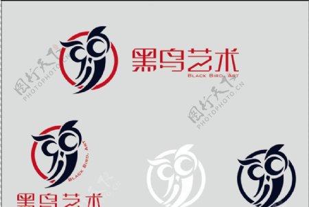 黑鸟logo矢量文件