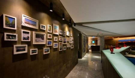 餐厅照片墙