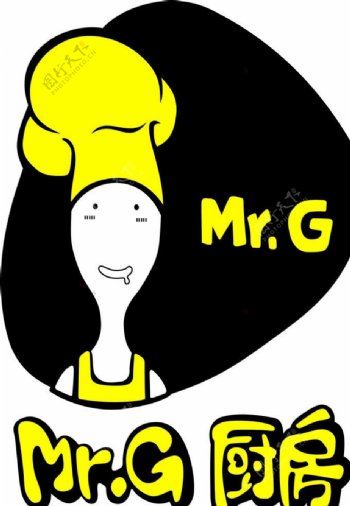 G先生厨房标志