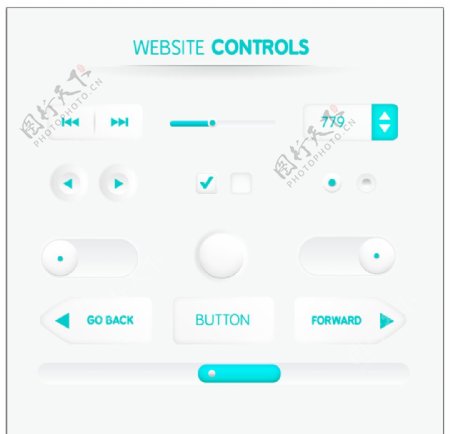用户界面控制按钮