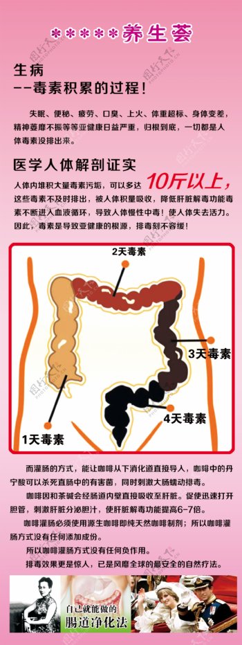 肠道展架