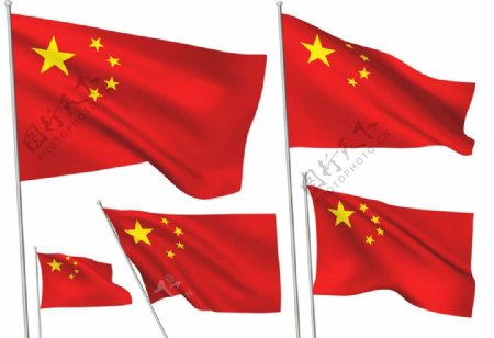 中国国旗中国风