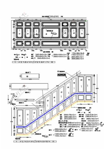 楼道造型木饰挂板