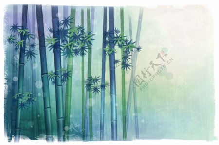 竹背景墙