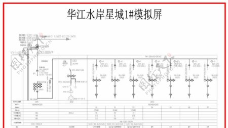 电力模拟屏