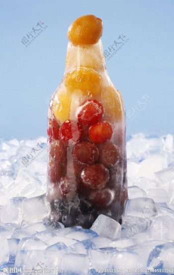 冰冻水果