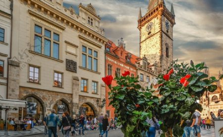 布拉格城市旅游风光