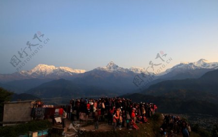 尼泊尔博卡拉看日出