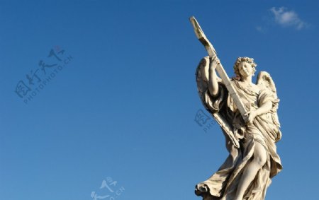 意大利罗马街景雕像