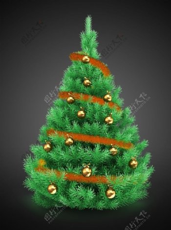 高清圣诞节圣诞树设计素材