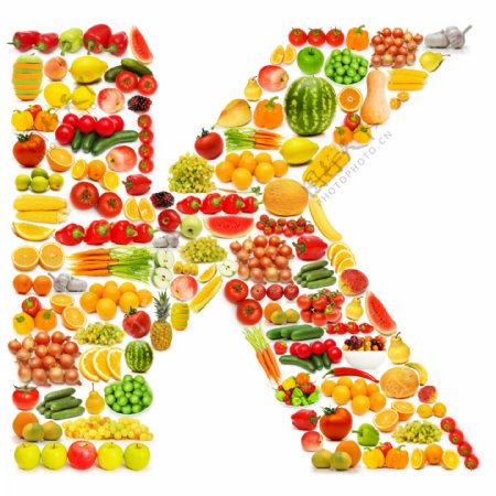 水果蔬菜字母K图片