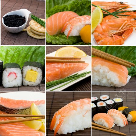 各式美味寿司图片