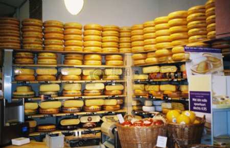 在阿姆斯特丹的特殊奶酪店