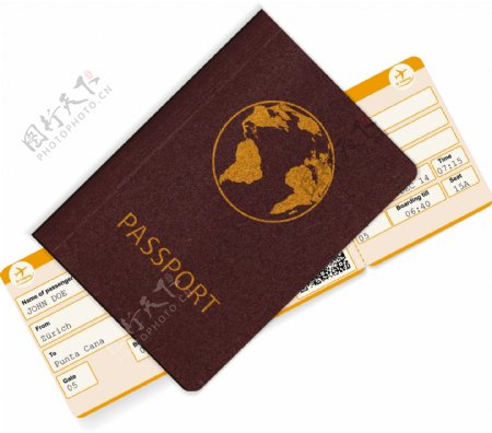 护照和机票