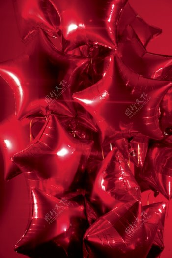 节日庆典气球红色底纹