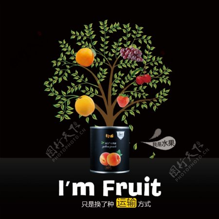 我是水果海报
