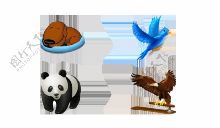动物icon图标设计