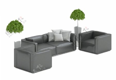 现代沙发模型素材模板下载欧式椅子