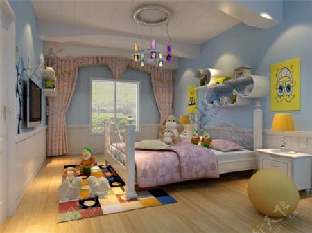 儿童房3d模型