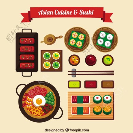 亚洲烹饪与寿司设计
