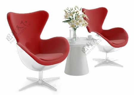 沙发座椅素材模板下载室内模型3d设计模型靠背沙发座椅