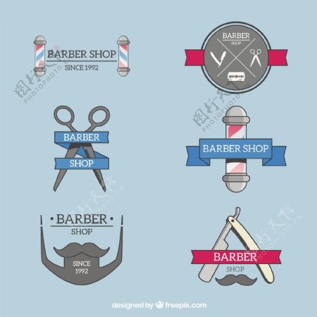 理发店的六个标志