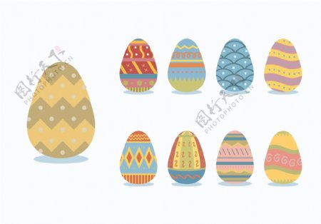 手绘复活节鸡蛋