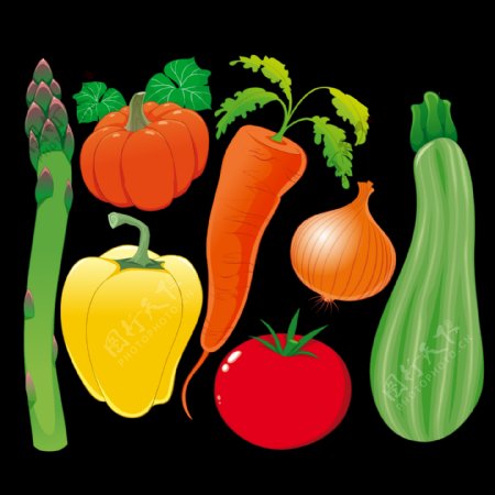 各种建康蔬菜免抠png透明图层素材