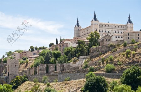 西班牙城堡风景