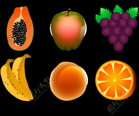 各种水果图标免抠png透明图层素材