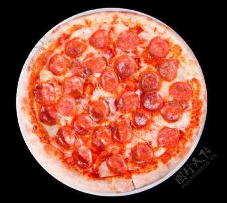 番茄披萨图片