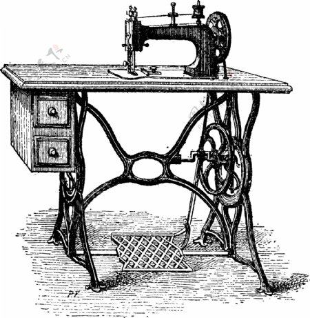 复古的缝纫机