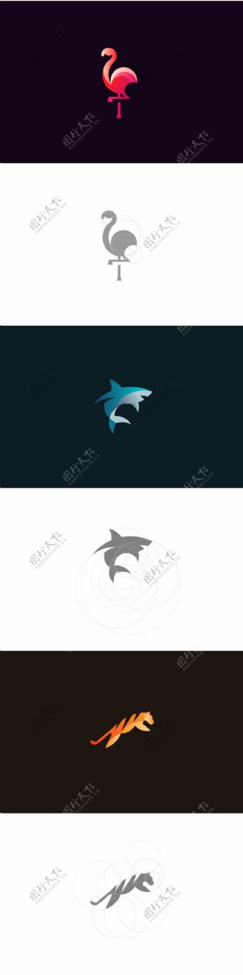 logo设计素材动物logo标识设计