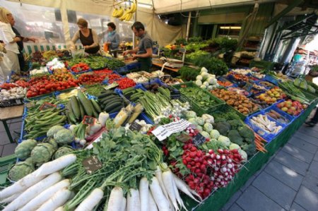 市场里的蔬菜