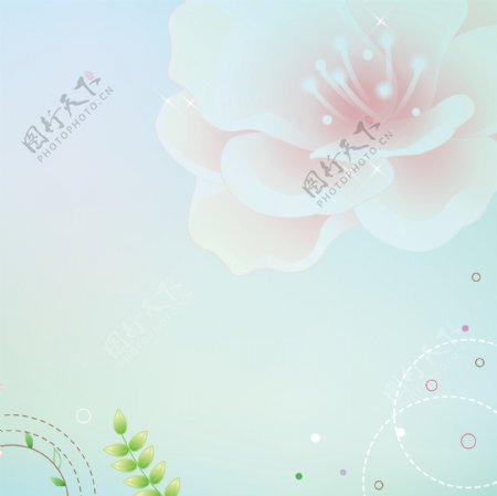 花朵背景装饰画